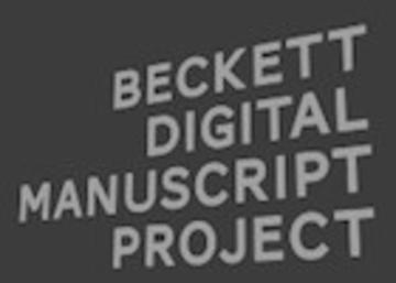beckett digital manuscript project